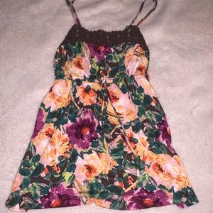 Floral tank top